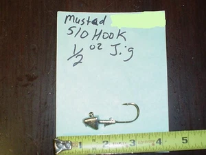 SHAD STYLE JIG 1/2 OUNCE 5/0 MUSTAD HOOK (10 COUNT PACK) - Picture 1 of 1