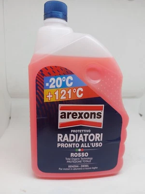AREXONS Protettivo radiatori pronto all'uso ROSSO 2LITRI -20°C +121°C - Immagine 1 di 2
