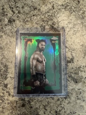 2025 Topps Chrome Cactus Jack WWE Seth Rollins Festival Fury  /99 - Image 1 of 2