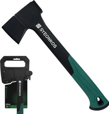 Axt Beil Hackbeil Schwarz Universalaxt Fiberglasgriff antihaft 325mm - Syeonkos - Bild 1 von 3