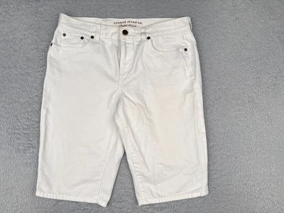 Ralph Lauren Jeans Shorts Women 6 White Denim 100% Cotton Mid Rise Casual 30x12 - Image 1 of 4