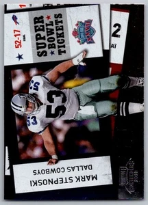 2010 Playoff Contenders Super Bowl Ticket Mark Stepnoski Dallas Cowboys #49 - Picture 1 of 2