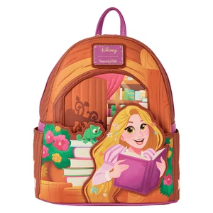 Loungefly Disney Tangled Mini Rucksack Rapunzel Pascal Bücher Blumen Tasche Neu - Bild 1 von 5