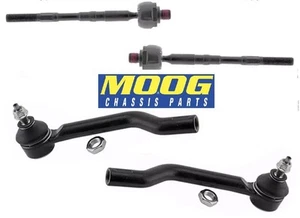 MOOG Front Left & Right Inner & Outer Tie Rods For Nissan Rogue 2014-2020 - Picture 1 of 1