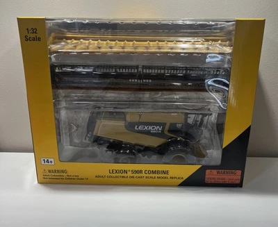 Cat Lexion 590R Combine Harvester 16 Row Corn Head and MaxFlex Grain Head 1/32  - Image 1 of 4