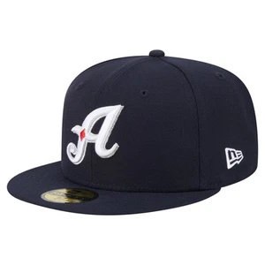 Men's-New Era  Navy Reno Aces Authentic Collection 59FIFTY Fitted Hat - Picture 1 of 6