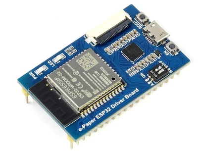 Waveshare Universal e-Paper Treiberboard, ESP32, WiFi, Bluetooth, SPI, 50-150mA,