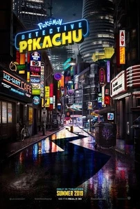 Detective Pikachu - Movie Poster (Rp17533, One Sheet) 24" x 36" New Sealed - Bild 1 von 1
