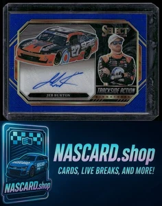 2024 Panini Select Jeb Burton Trackside Action Firme Blu Prizms #/49 - Foto 1 di 2