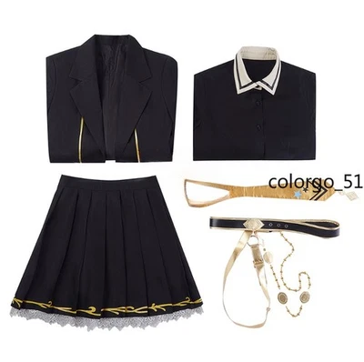 Pretty Derby Game Anime Cosplay Dress Costume Suit Campus Coat Halloween Perform - Image 1 of 4