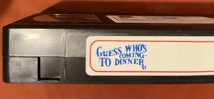 Guess Whos Coming to Dinner VHS 1967 Spencer Tracy ,Sydney Poiter , Katherine H - Picture 1 of 12