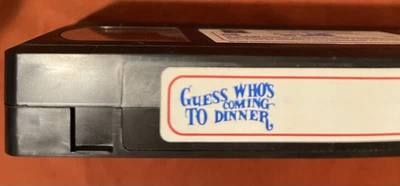 Guess Whos Coming to Dinner VHS 1967  Spencer Tracy ,Sydney Poiter , Katherine H - Image 1 of 4