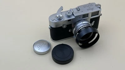 Leica M2 дальномер кнопка перемотки хром с Summaron 35 мм 2,8, капот, крышка-L уплотнение - Изображение 1 из 4