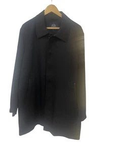BOSIDENG Men's Mid Length Black Coat Checked Lining Button Size M - Picture 1 of 7