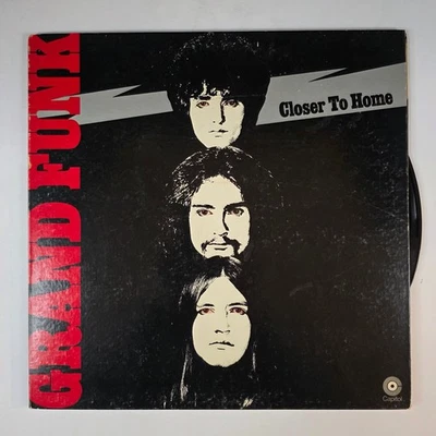Grand Funk Railroad - Closer To Home 12" LP Record 1970 Capitol Rock 33RPM Foto 1 de 2