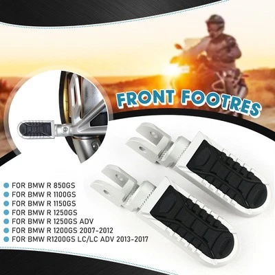 Reposapiés delanteros de motocicleta reposapiés ajustables para BMW R1200GS LC ADV 2013-2017 Foto 1 de 4
