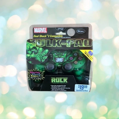 Marvel Hulk-Pad PS2 Controller Dual Shock 2 Compatible New NIB - Image 1 of 2
