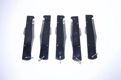 LOT OF 5 VINTAGE JAPAN MERCATOR BLACK CAT LOCKBACK KNIFE KNIVES NOS - Image 1 of 4