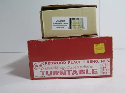 Scale Structures HO #K122C Sterling, Colorado toca-discos com kit de acionamento de toca-discos - Imagem 1 de 4