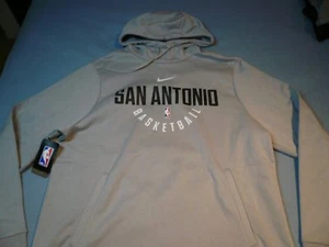 Nike San Antonio Spurs Basketball MEDIUM or XL BRAND NEW Hoodie therma-fit SA - Picture 1 of 11