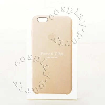 Original Apple Leather Case Cover For iPhone 6 Plus / iPhone 6s Plus - Rose Gray - Image 1 of 2