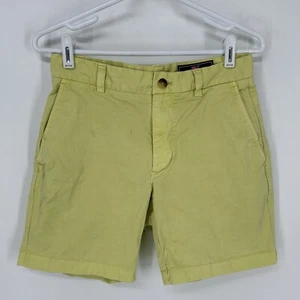 Vineyard Vines Shorts Mens 28 Yellow Breaker Short Chino Golf Preppy - Picture 1 of 9