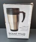 Stainless Steel Travel Mug 14fl oz Capacity Insulated Inner Fits Most Cupholders
