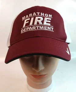 Marathon Fire Department Nike Ball Cap/Hat Flexfit L/XL - Picture 1 of 13