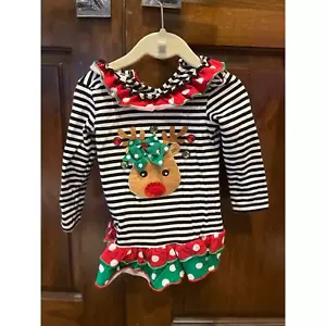 Rudolph Christmas Shirt Dress - Picture 1 of 3