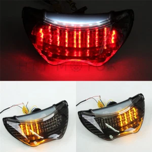 Integrated Smoke LED Tail Brake Light Turn Signal For 1999-2000 Honda CBR 600 F4 - Foto 1 di 7