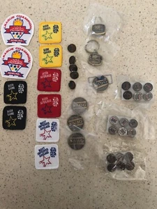 Huge Lot :: Vintage ABC  Bowling Award Patches and Pins - Picture 1 of 15