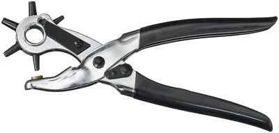 Punzón giratorio de cuero con carrete liso Foto 1 de 3