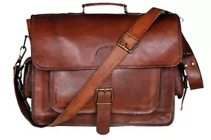 Ledertasche Business Messenger Laptop Schultertasche - Bild 1 von 8