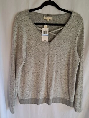 Suéter gris cuello en V Cupio para mujer XLarge precio de venta sugerido por el fabricante 58,00 Foto 1 de 4