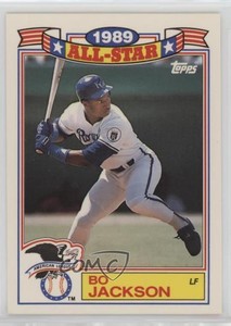 1990 Topps Rack Pack Glossy All-Stars Bo Jackson #17