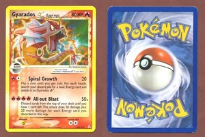 Pokemon Gyarados Gold Star d Delta Species 102/110 EX English - FAST SHIPPING! - Picture 1 of 1