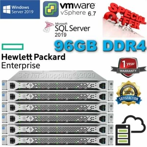 HP ProLiant DL360 Gen9 G9 2x 10 núcleos E5-2640v4 2,40 GHz 96 GB DDR4 4x3 TB SAS 7,2 K - Imagen 1 de 4