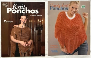 Trendy Ponchos & Knit Ponchos Knitting Patterns Books 11 Elegant Designs - Picture 1 of 5
