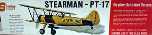 Sterling PT-17 PLAN & PATTERNS + DECALS to Build a 32" UC Scale Model Airplane - Picture 1 of 14