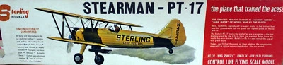 Sterling PT-17 PLAN & PATTERNS + DECALS to Build a 32" UC Scale Model Airplane - Image 1 of 4