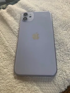 Carcasa Trasera Apple iPhone 11 Morada Carcasa Trasera Cristal Chasis (D) - Imagen 1 de 6