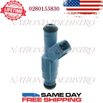 1x Inyector de combustible Bosch OEM para 1999-2006 Volvo C70 V70 S60 2,3 L S80 2,5 L I5 Foto 1 de 4