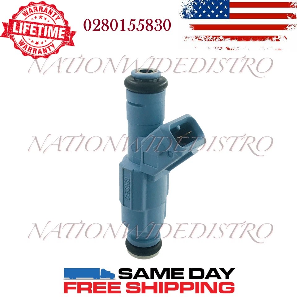 1x Inyector de combustible Bosch OEM para 1999-2006 Volvo C70 V70 S60 2,3 L S80 2,5 L I5 Foto 1 de 4