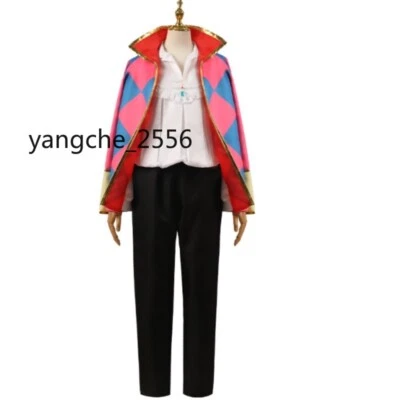 NEW Howl's Moving Castle Movies Howl Cosplay Costume Animation Anime Polyester - Image 1 of 4