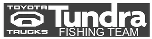 Gray Toyota Tundra Fishing Team 12" Sticker Decal for Bass Fishing - Picture 1 of 1