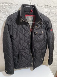 J. Whistler Boys Black Diamond Quilted Jacket w/ Fleece Lining Size 14/16 - Picture 1 of 9