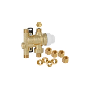 Caleffi 521201AP SinkMixer 4-Way Point-of-Use Thermostatic Mixing Valve, 3/8" - Picture 1 of 1