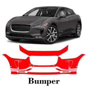 Front bumper PreCut PPF Paint Protection Film For Jaguar I-Pace 2019-2025 - Picture 1 of 7