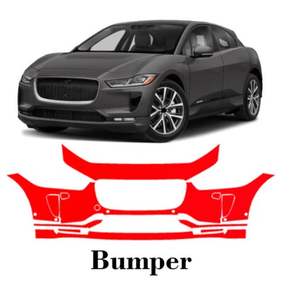 Front bumper PreCut PPF Paint Protection Film For Jaguar I-Pace 2019-2025 - Image 1 of 4