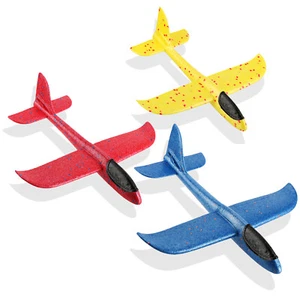 3x Styroporflugzeug für Kinder und Erwachsene - Stabiler Wurfgleiter mit - Bild 1 von 8